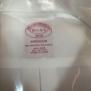 (NWT) BROOKS BROTHERS: Madison mens dress shirt